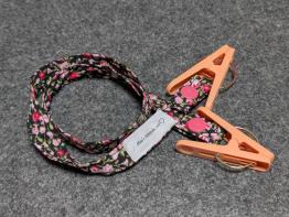 Blumen rosa Serviettenhalter